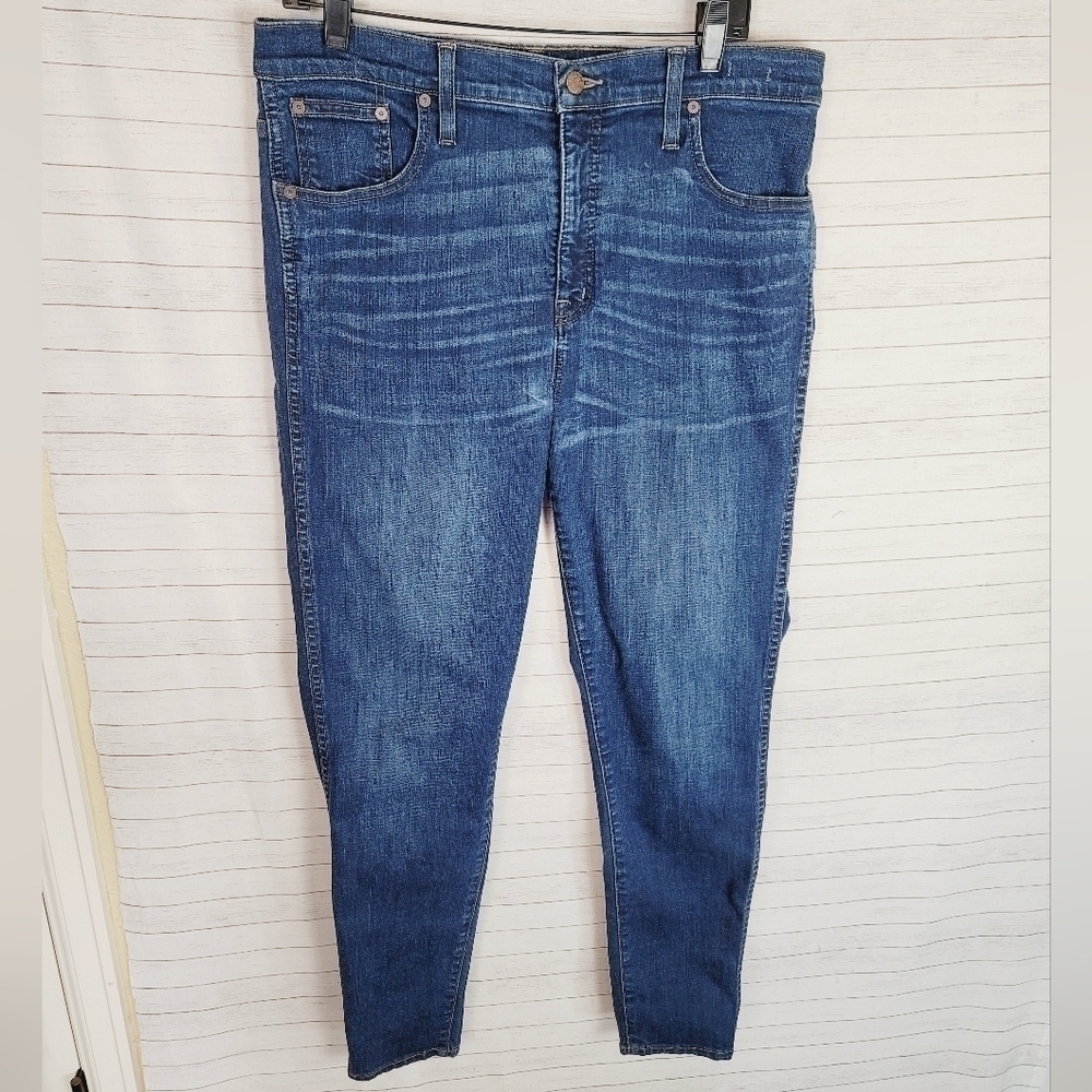 MADEWELL 10Inch HIGH RISE SKINNY JEANS, SZ 32